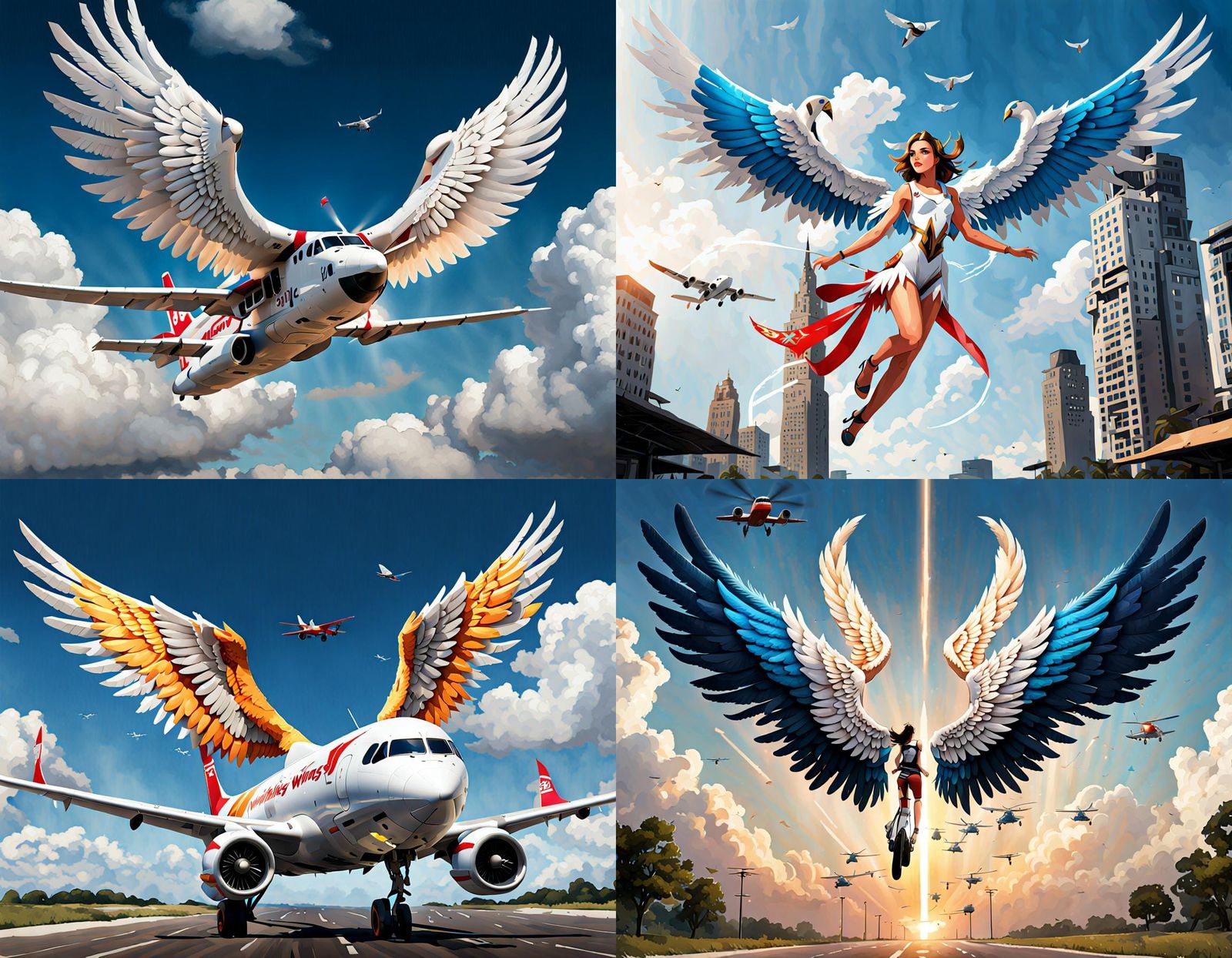 Abstract Mobile Wings Design