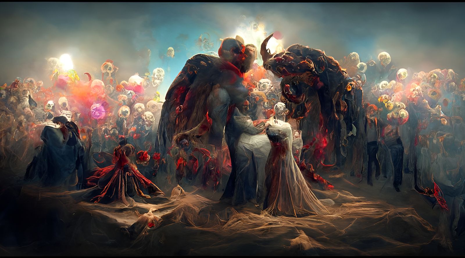 Infernal Wedding: A Surreal Mythopoeia in Impasto Style