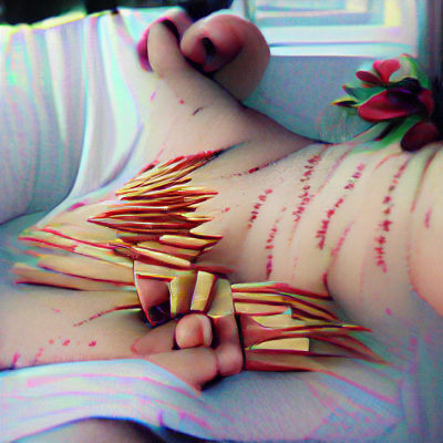 Abstract Figure Constructed from Matches