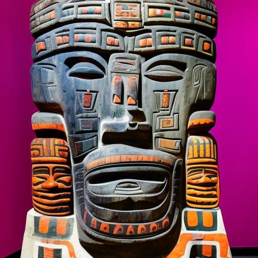 Tribal Totems: Hyperdetailed Primitive Art Sculptures