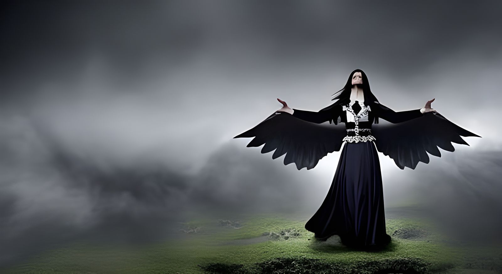 Lilith Ascends to Demon Realm in Dark Fantasy Style