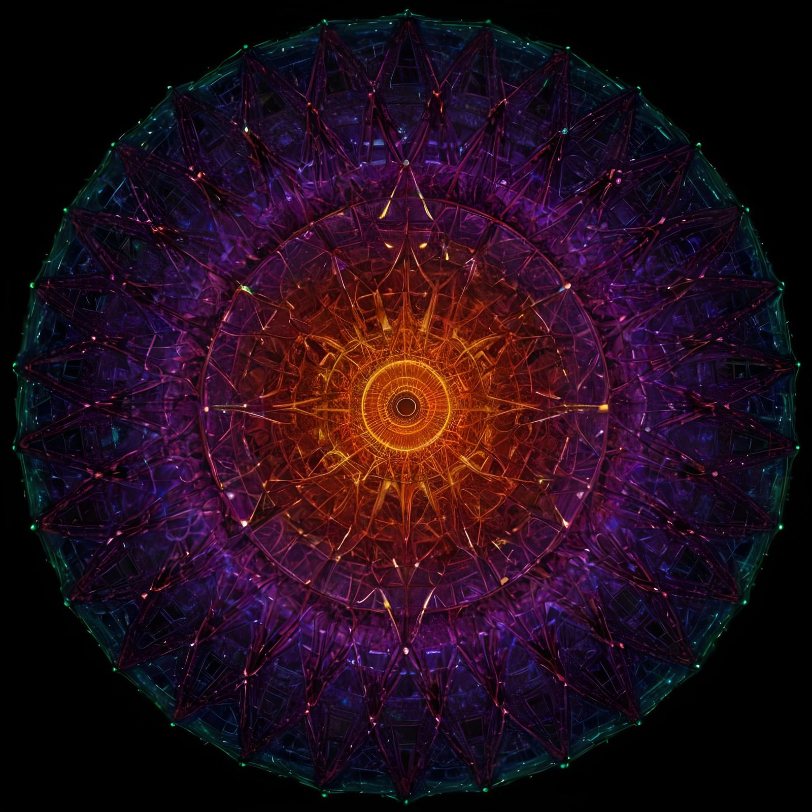 E8 Lattice: Hyperdimensional Geometry in Neon Colors