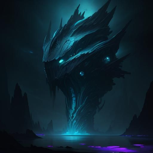 Underwater Spaceship Sci-Fi Concept Art