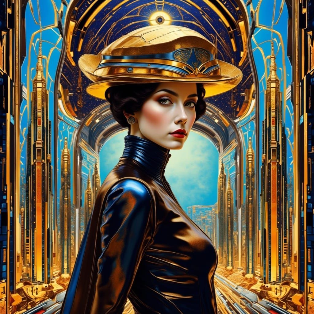 Cyra Zenith: A Cyberpunk Goddess