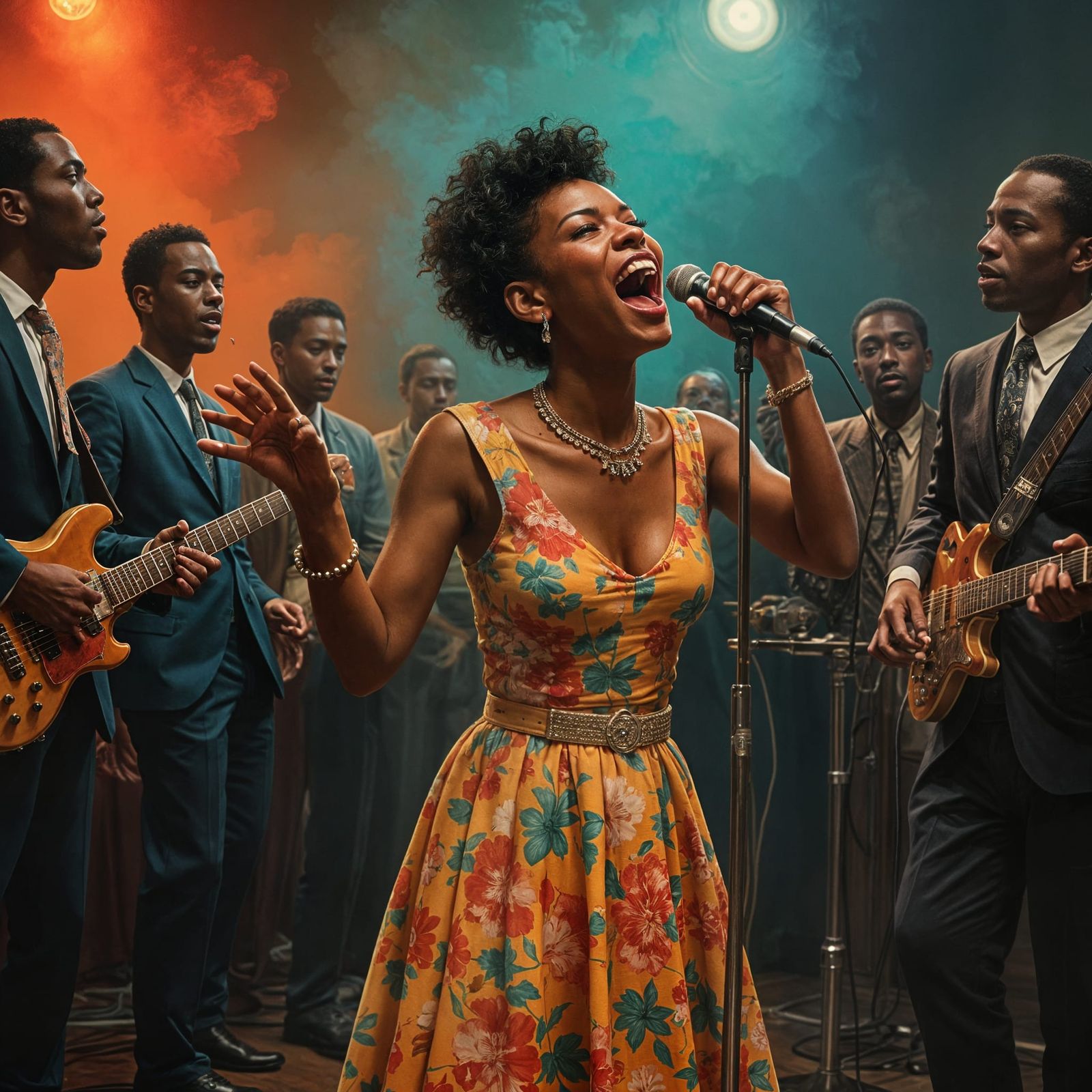 Soulful Blues Singer Shines in Vintage Harlem Jazz Club