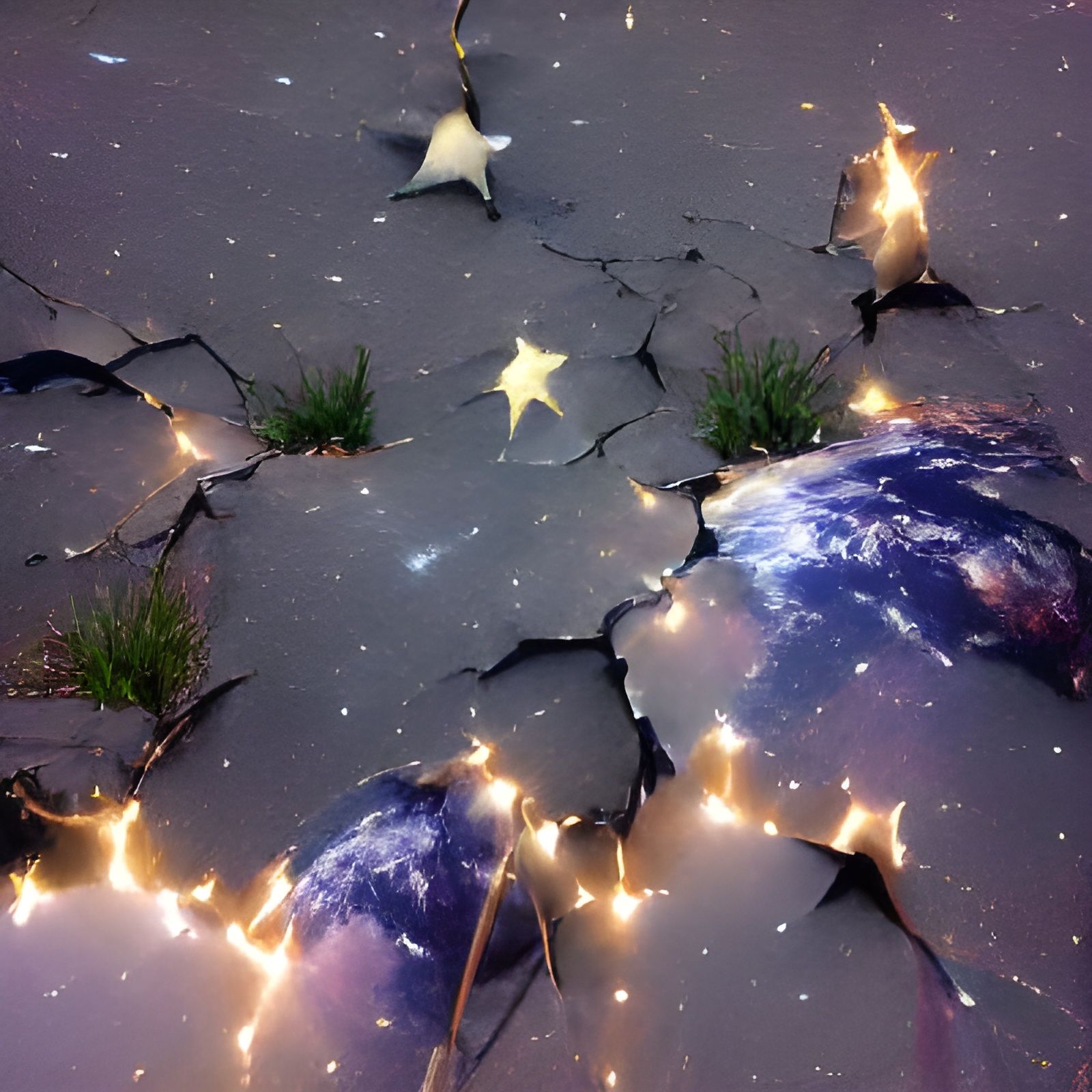 Stars Crashing Down to Earth