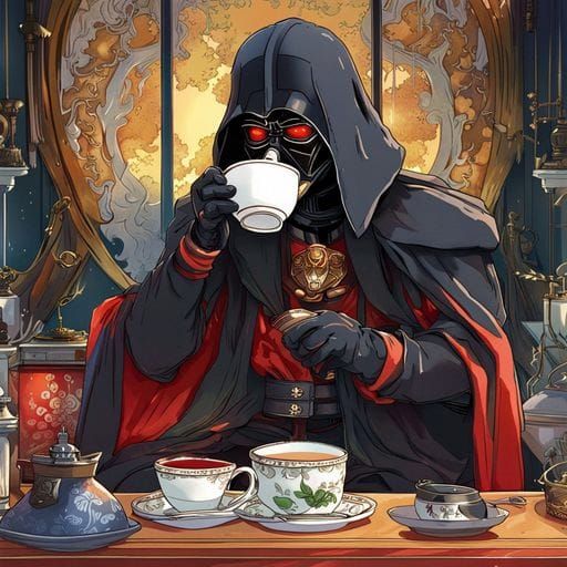 Darth Vader's Tea Time: An Unexpected Scene
