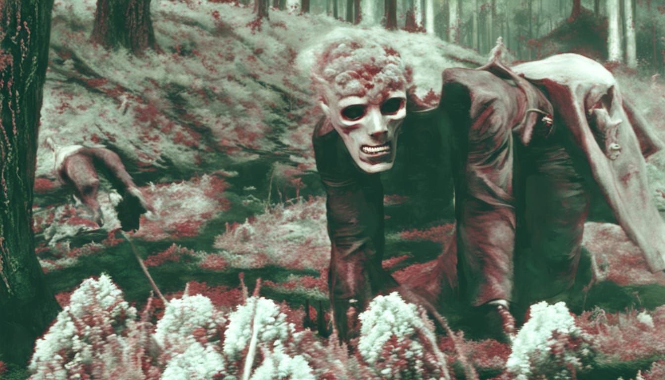 Eerie Dystopian Surrealism: President Addresses Satan Amidst...