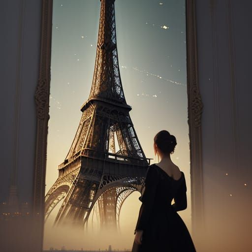 Golden Hour at the Eiffel Tower: A Dreamy, Cinematic Masterp...