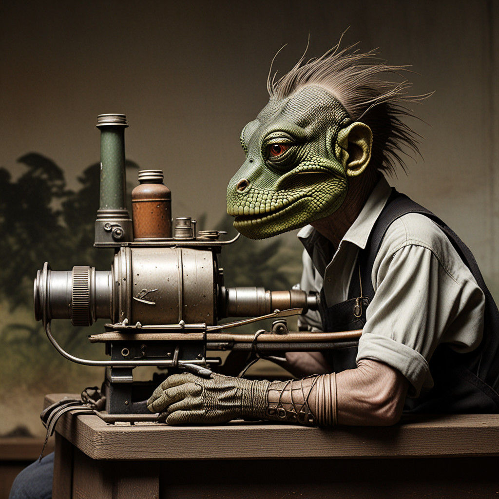 Marion Huffwistle, First Of The Lizard People Invaders