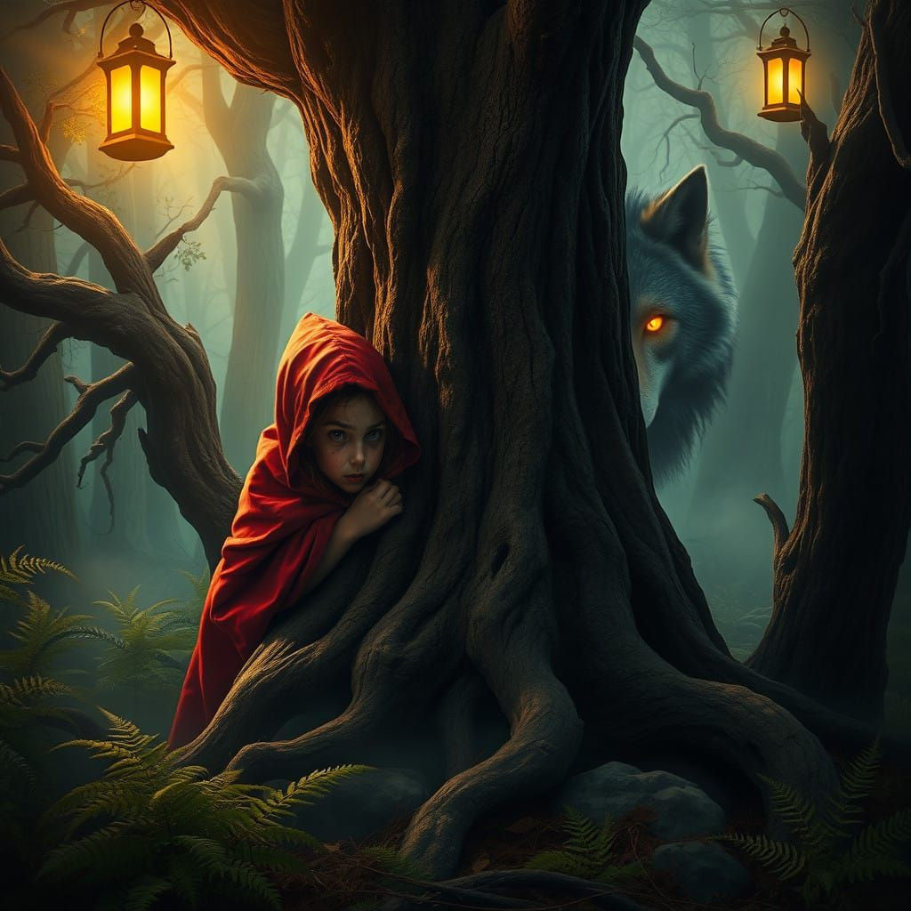 Little Red Riding Hood in Whispering Woods