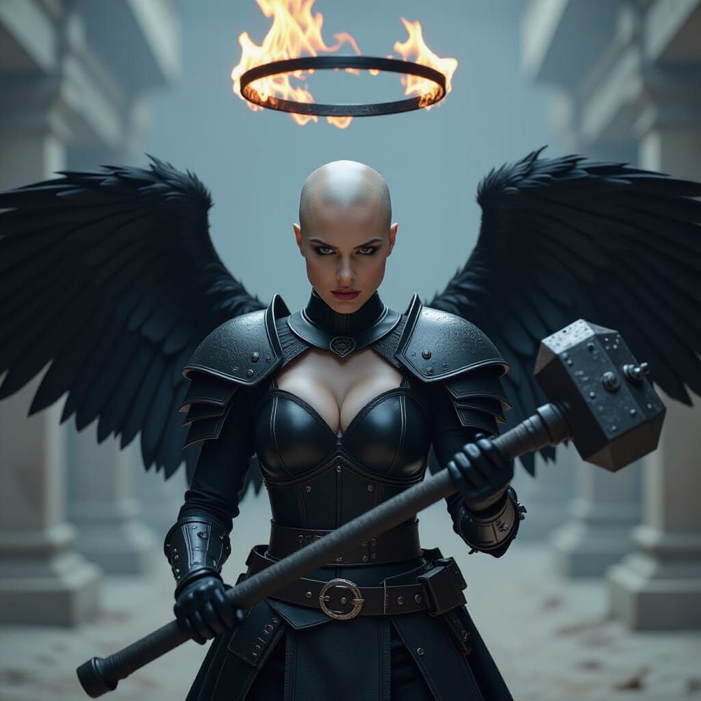 Bald Female Warrior With Maul: Darth Vader Fallen Angel