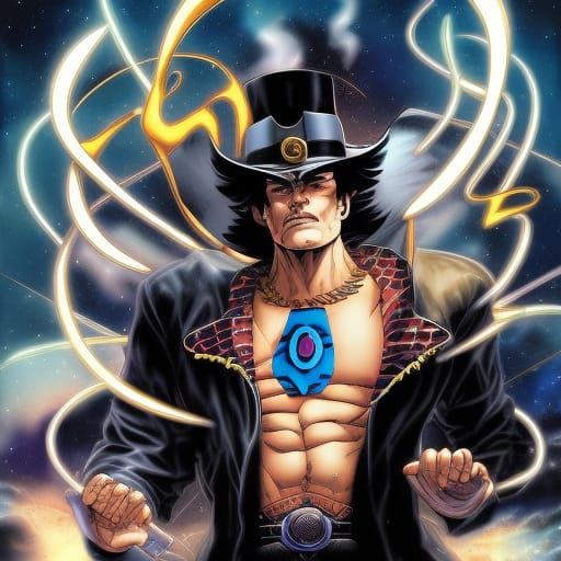 Jotaro Kujo Comic Book Art