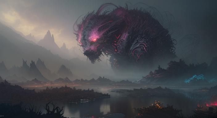 Rage Against the Machine: Dark Fantasy Concept Art