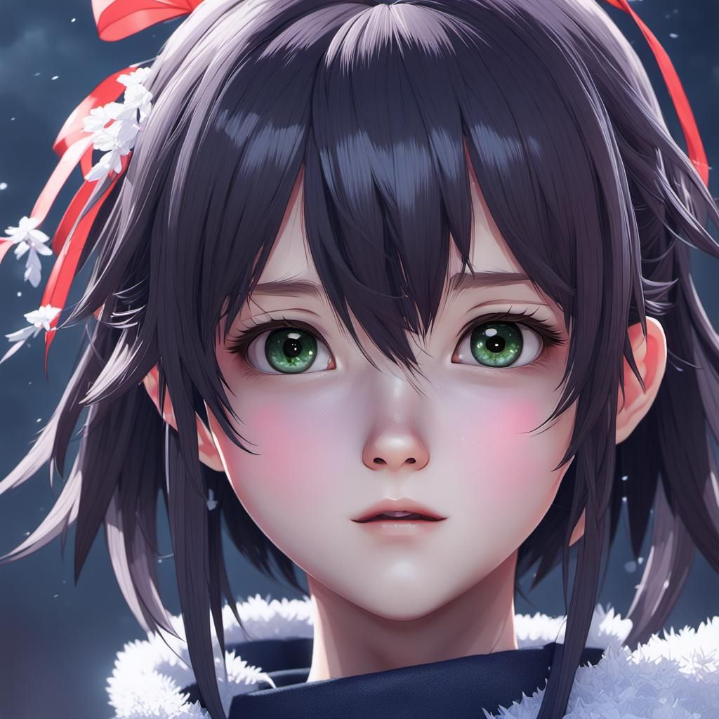 Detailed 3D Anime Art Inspired by WLOP