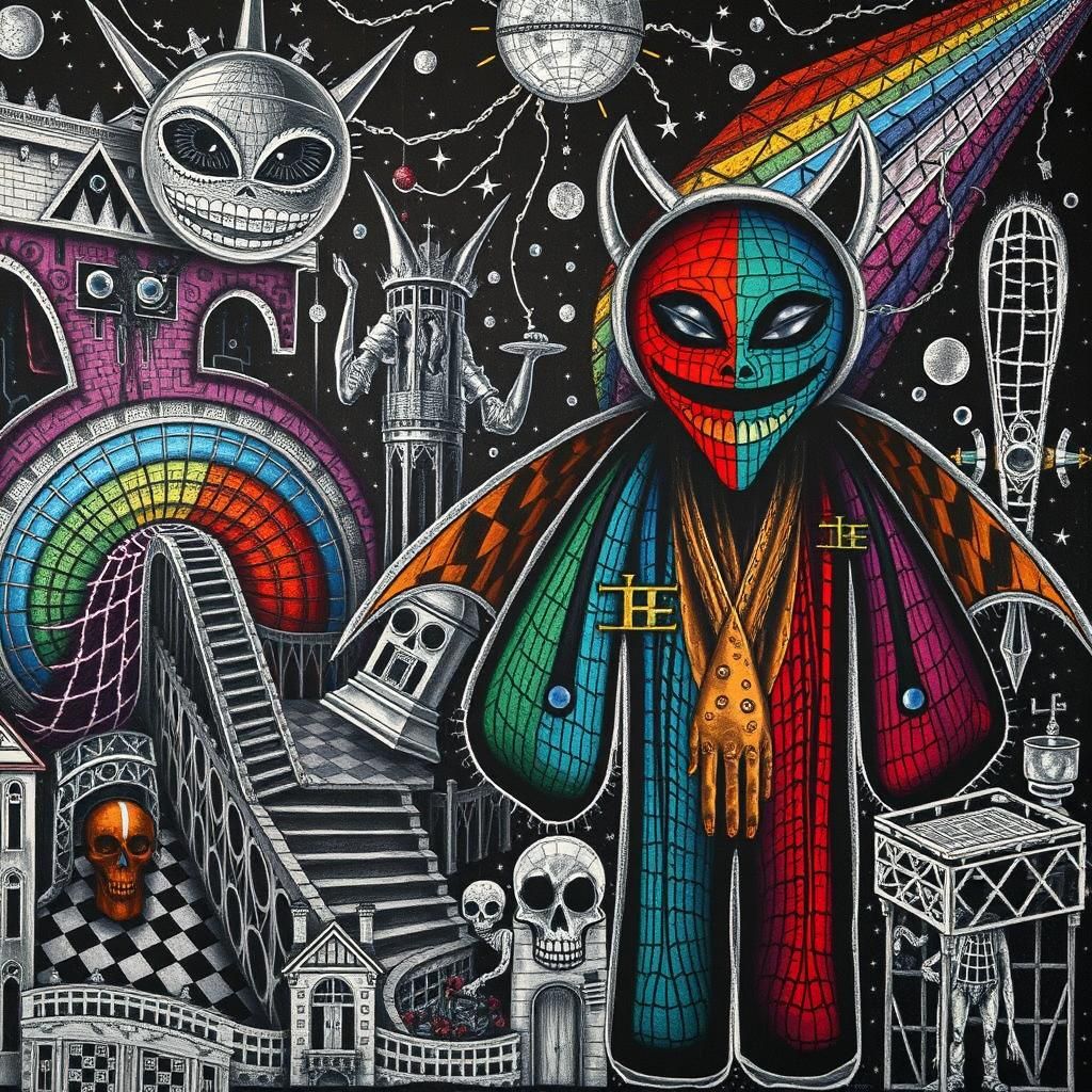 Surreal Unusual Chess Boards Puzzle Art Games Uncanny Valley...