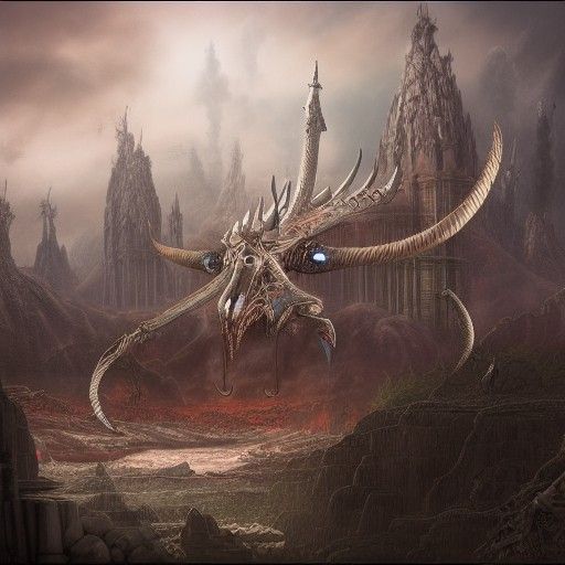 Queen of Pain: Detailed Matte Painting