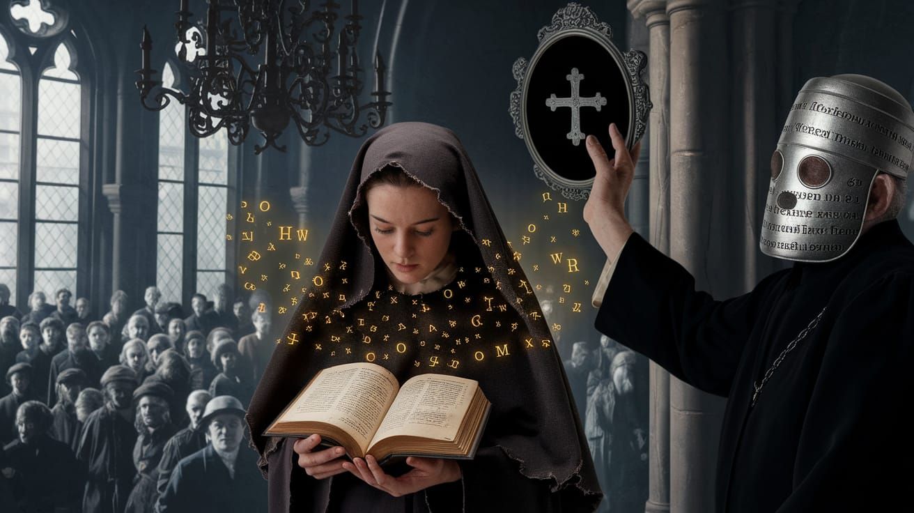 Surreal Inquisition Tribunal in 16th-Century Spain