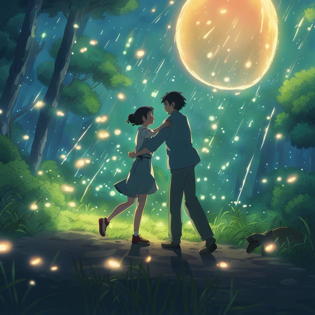 Tango in Firefly Forest: Anime Key Visual