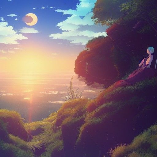 Anime Key Visual of Eris, Studio Ghibli Style