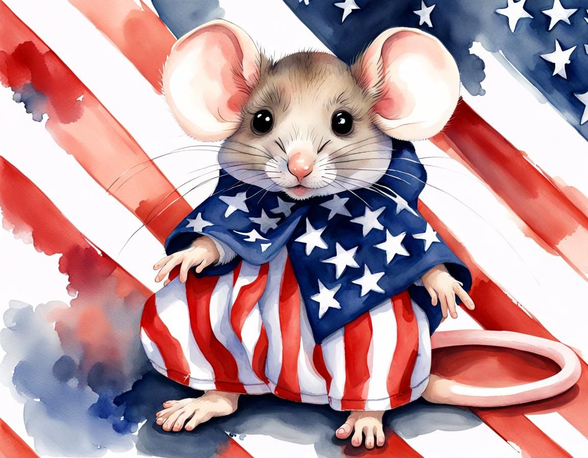 Patriotic Mouse
