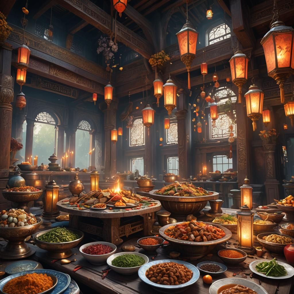 Chaotic Fantasy Buffet in Abandoned Temple