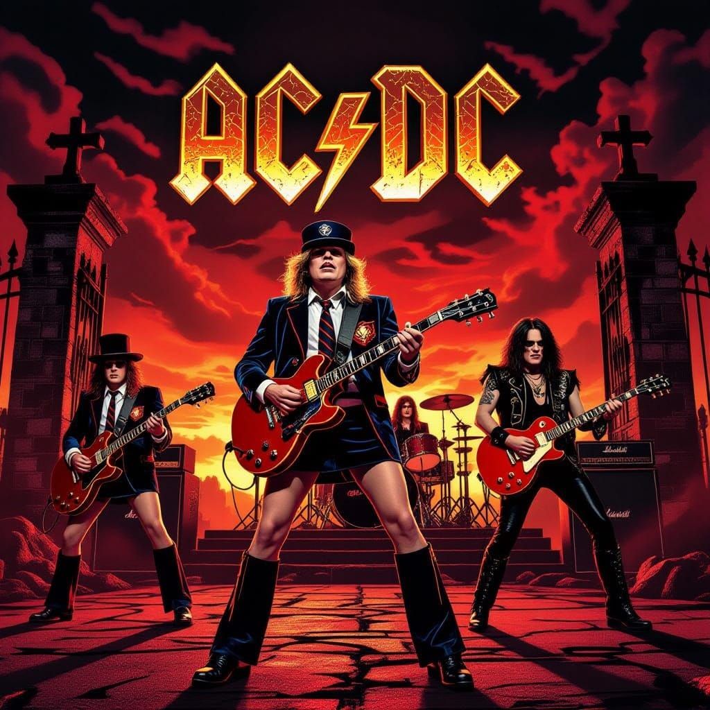 Angus Young and Ozzy Osbourne Rock the Gates of Hell