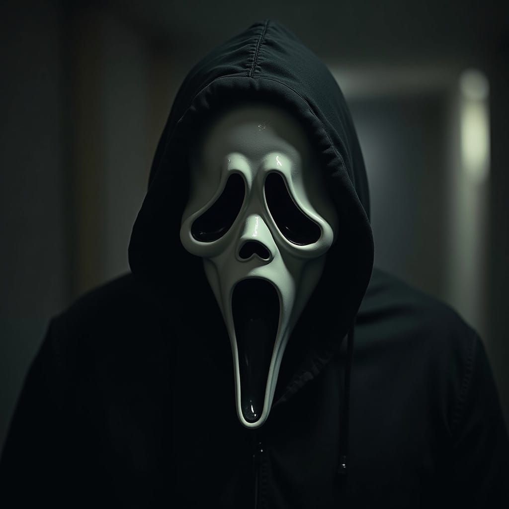 Ghostface in Hyperrealistic HDR