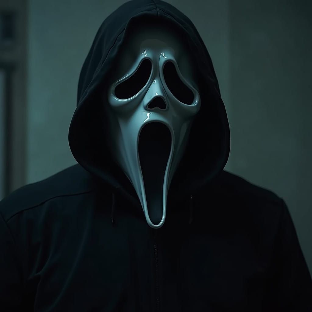 Ethereal Horror Icon Basks in Moody Light