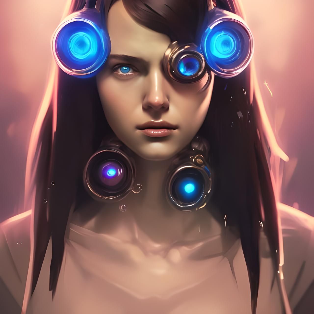 Cyberpunk girl