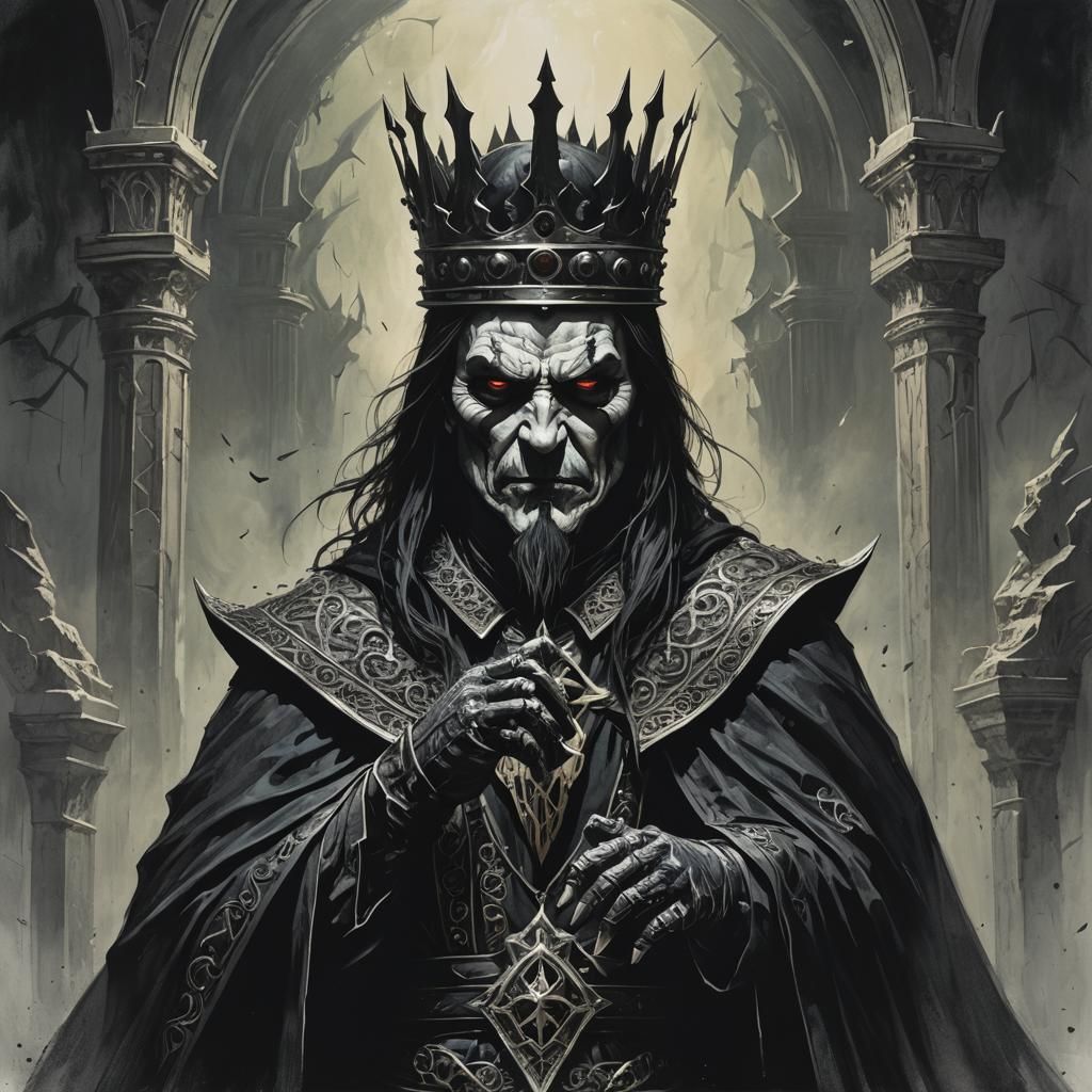 Sinister King Artwork in Fantasy Style