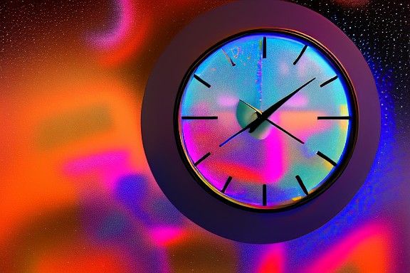 Time as Beauty: Holographic Cosmic Illustration