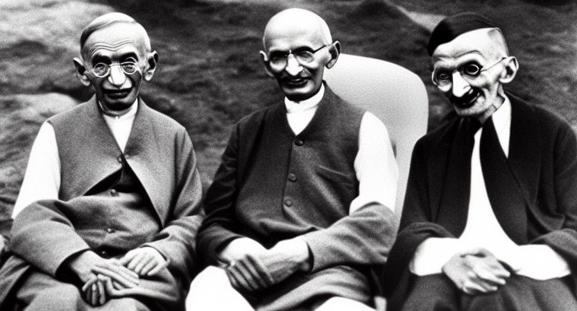Stephen Hawking and Gandhi on Everest