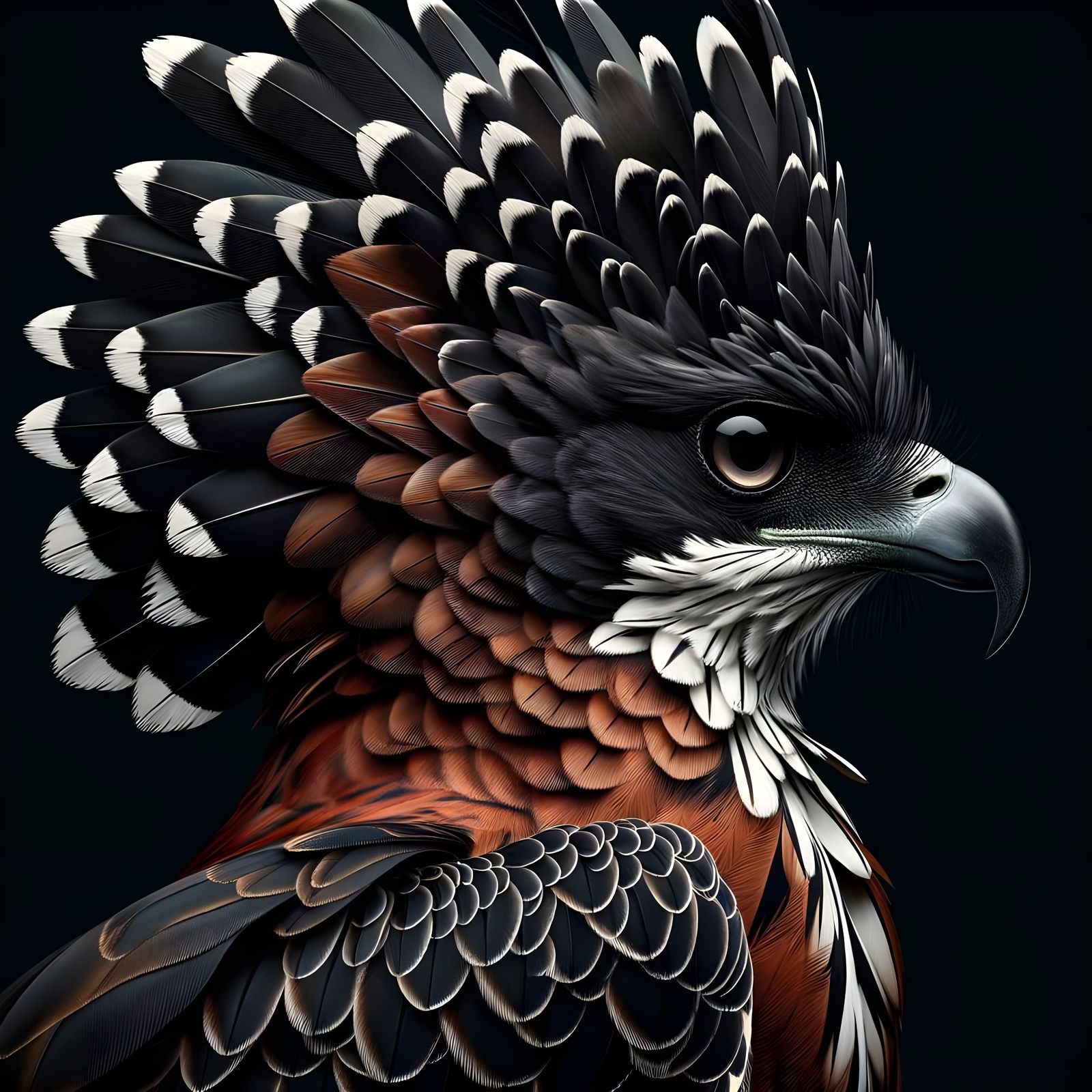 Ornate Hawk-Eagle in Full Glory