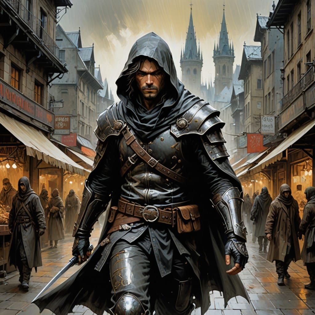 High-Stakes Heist Unfolds in Bustling Market Square