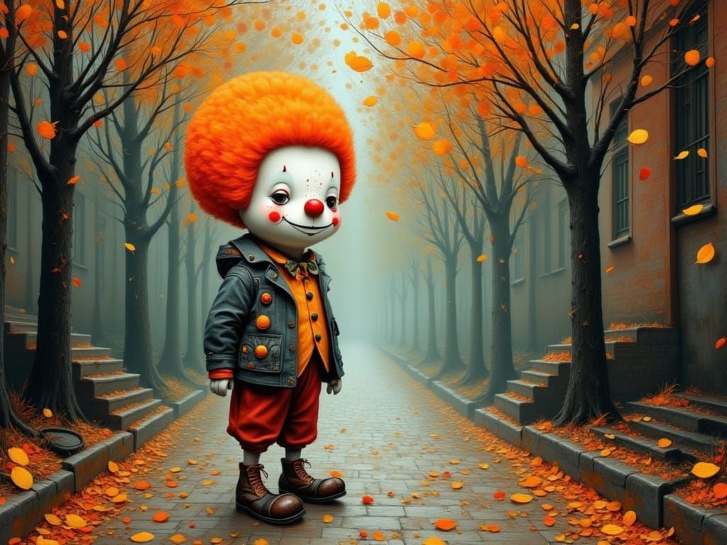 Autumn clown