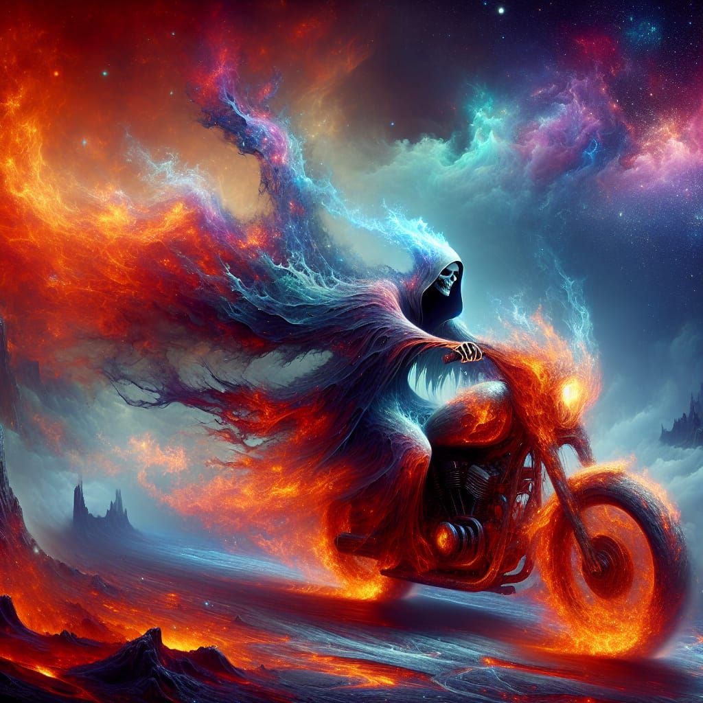 Ethereal Ghost Rider Races to Save Beloved