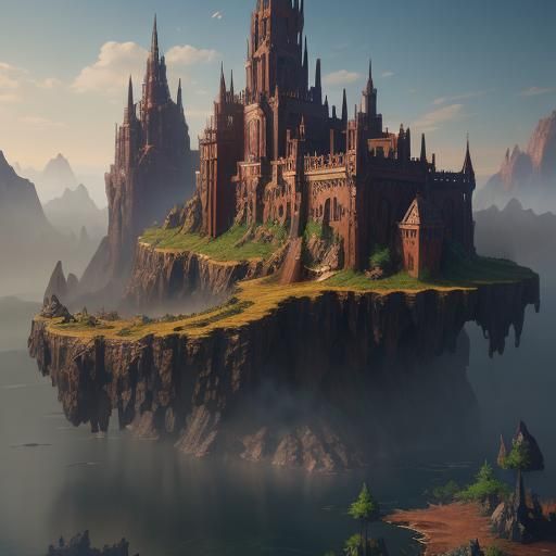 Detailed Chocolate Matte Painting in Fantasy Style