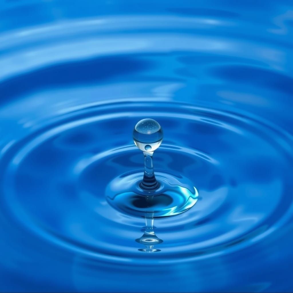 Ripples Expand From a Water Drop