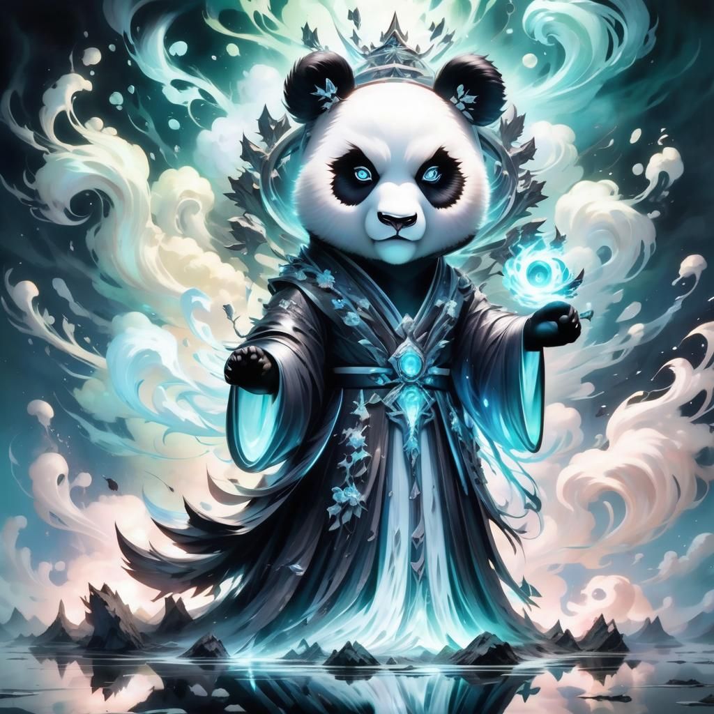 Panda spirit warrior