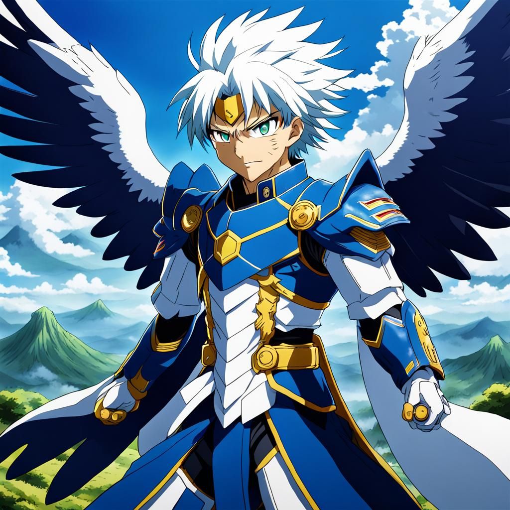 Anime Style Eagle Illustration