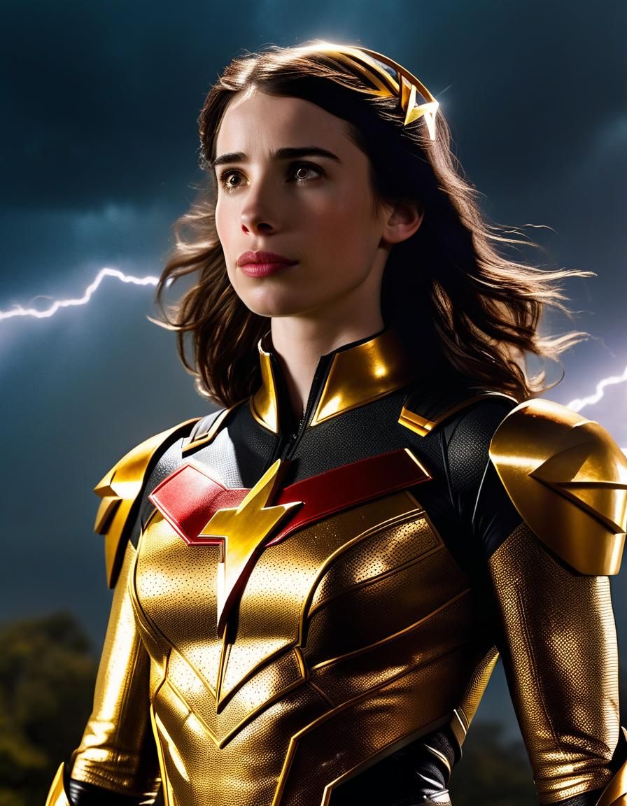 Mary Marvel in Shazam-Inspired Golden Armor