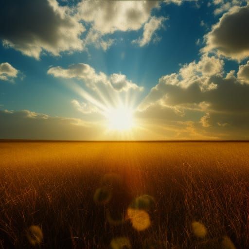 Divine Watch in Heavenly Sunshine