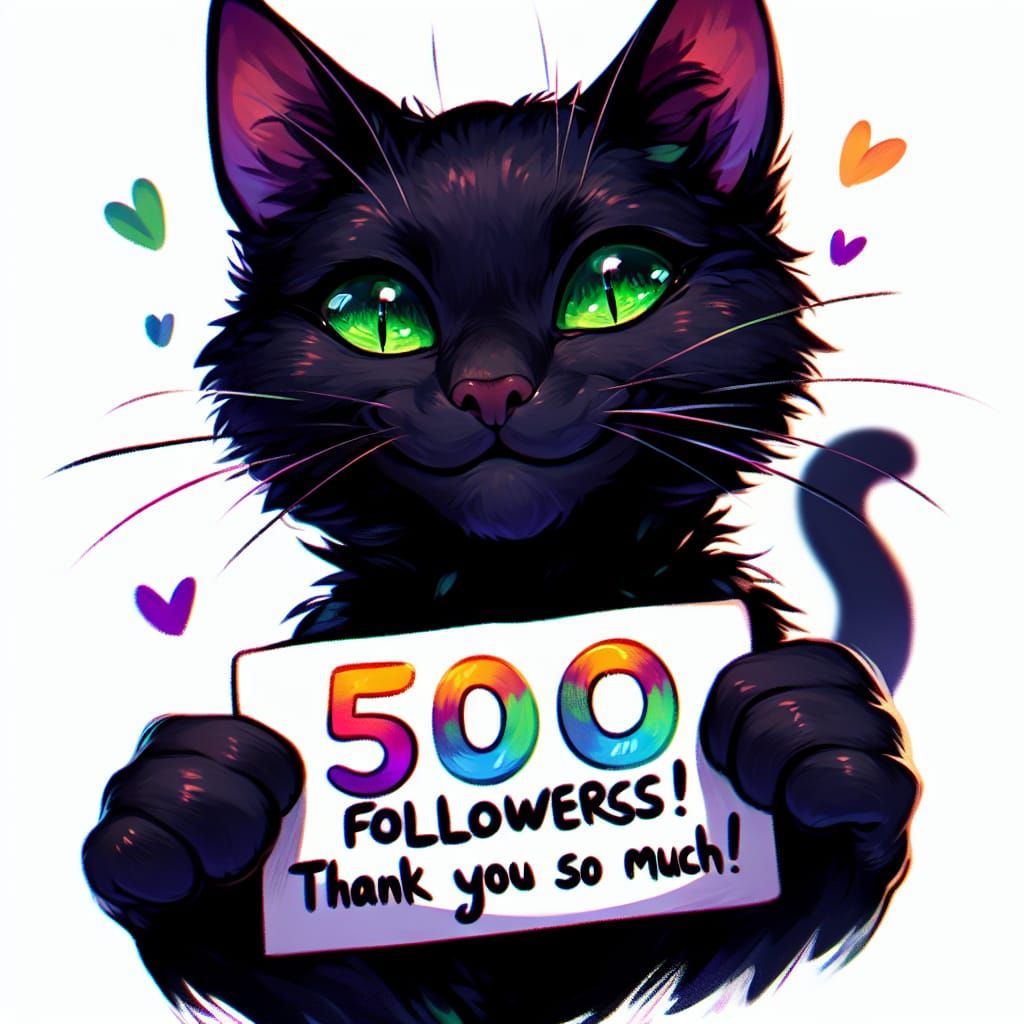 Grateful Black Cat Celebrates Online Milestone