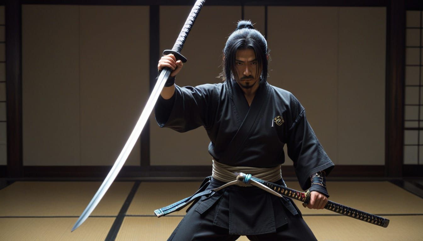 Bushido Warriors with Katana and Naginata