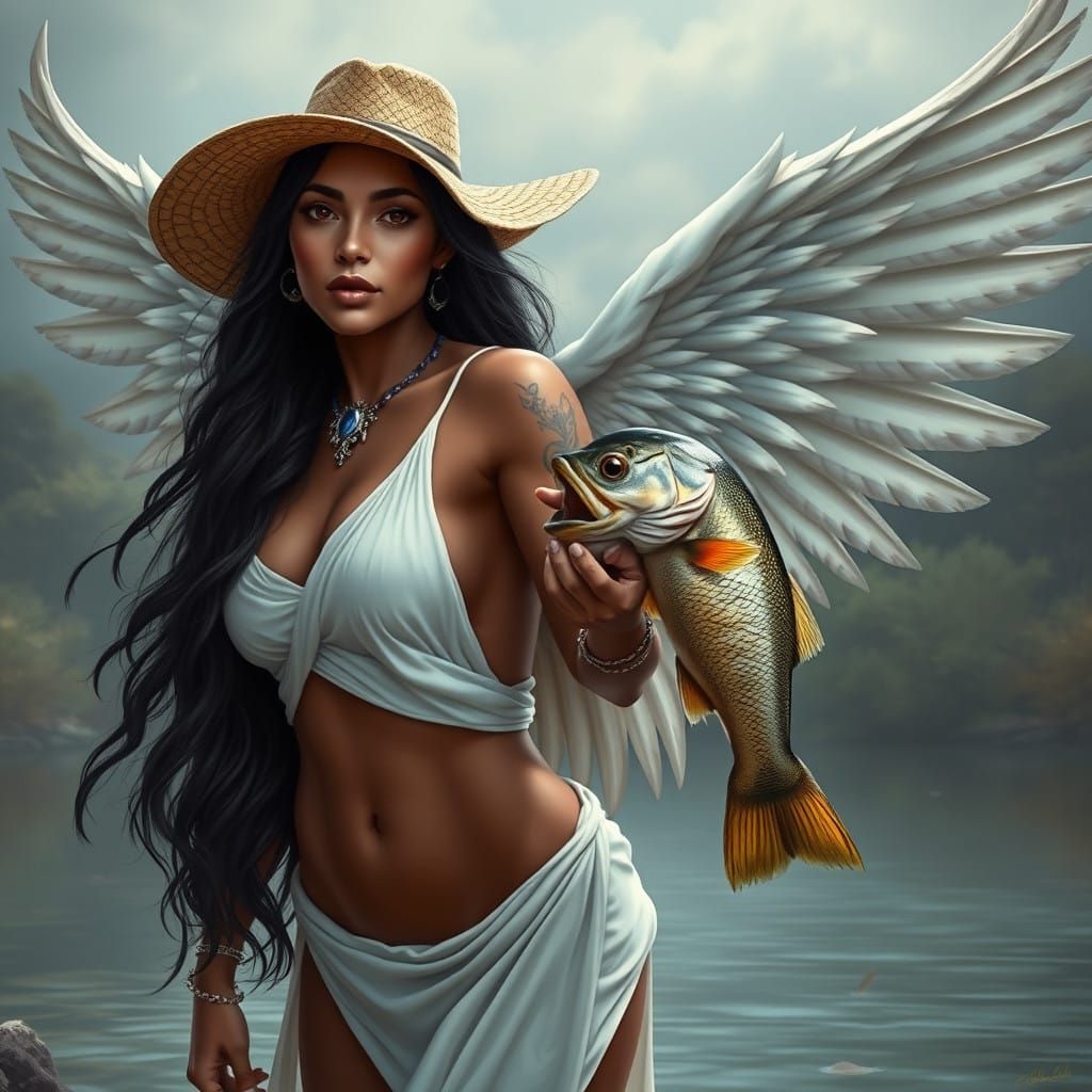 Ishtar Goddess of Heaven and Earth in Stunning Fantasy Portr...