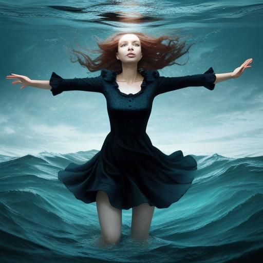 Sinking in the mud, drowning