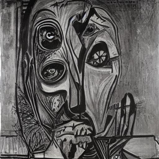 Ghoul's Descent: Abstract Impression of Abandonment