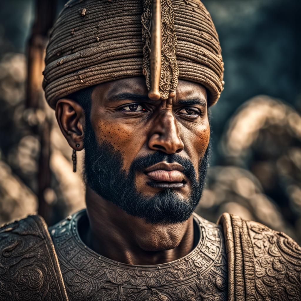 King Qalidurut Leads Army Against Arab Invaders