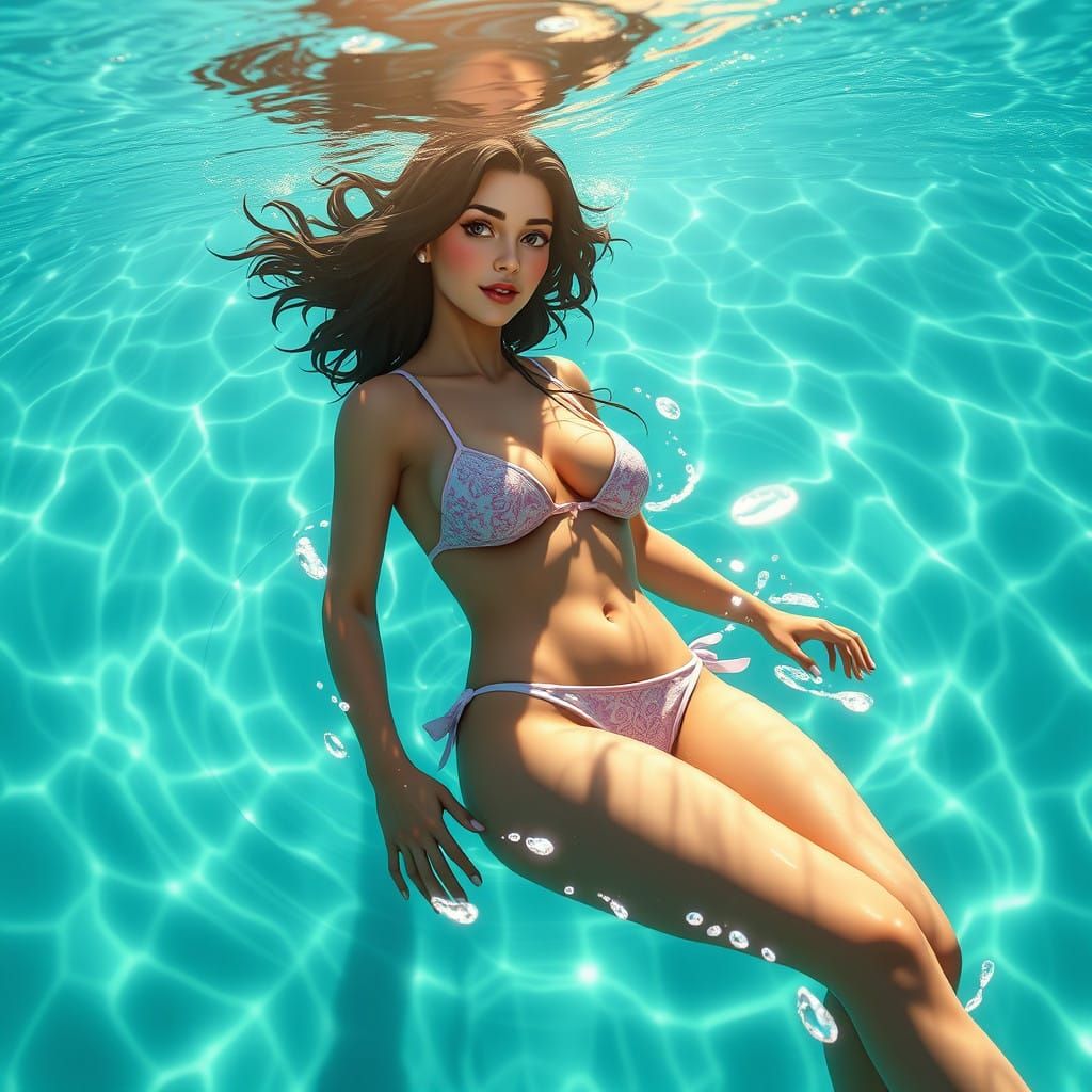 Primer plano de una hermosa mujer trigueña latina